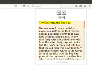 Read Aloud Screenshot 